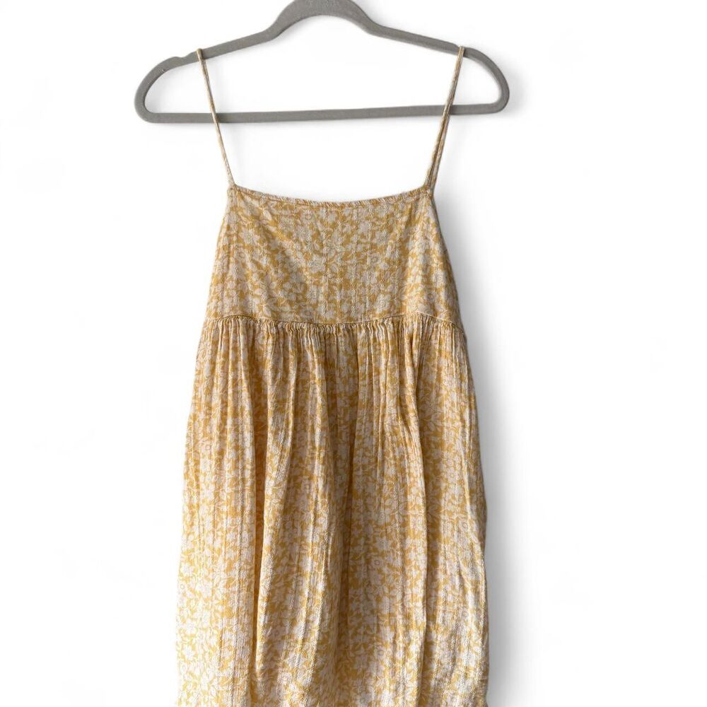 American-eagle Women's Yellow and Orange Dress